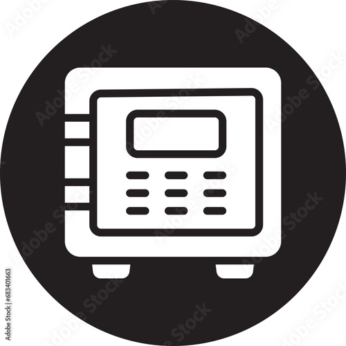 safety box glyph icon