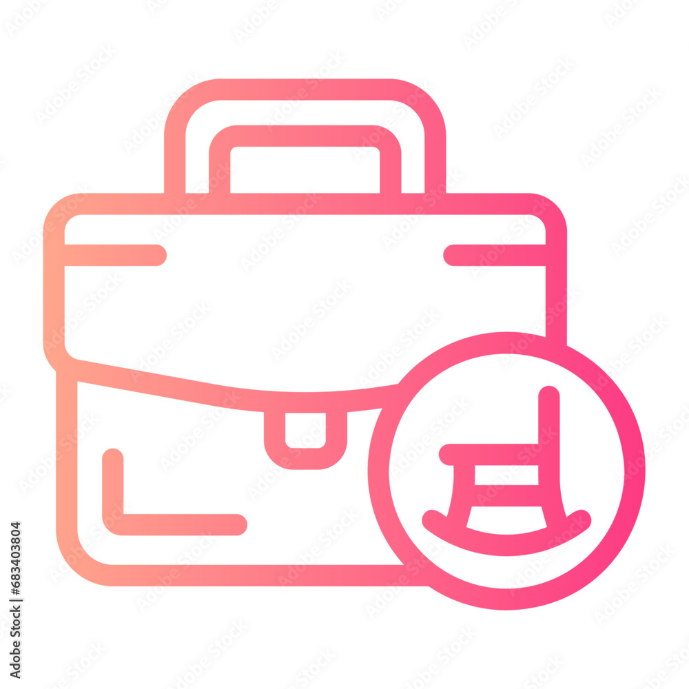 pension gradient icon pension gradient icon