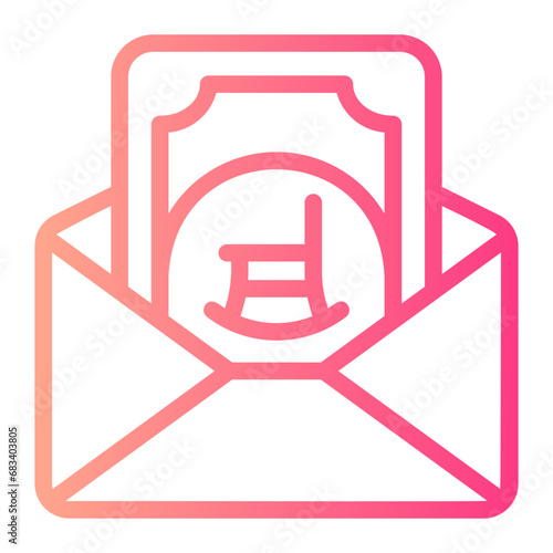 paycheck gradient icon