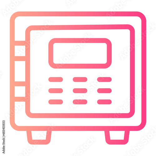 safety box gradient icon