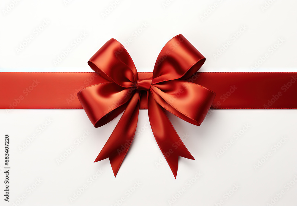 Fototapeta premium ribbon red gold