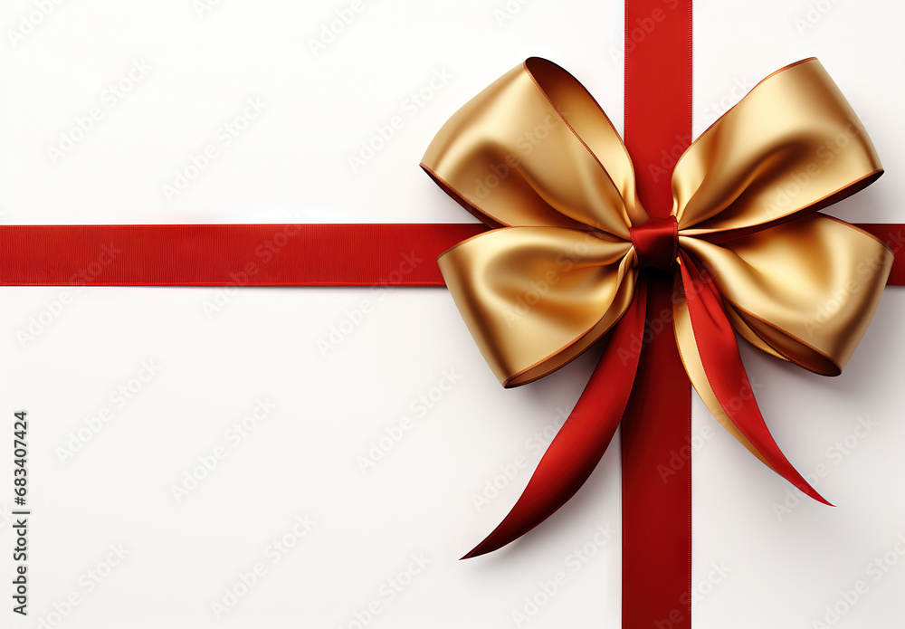 ribbon red gold ribbon red gold