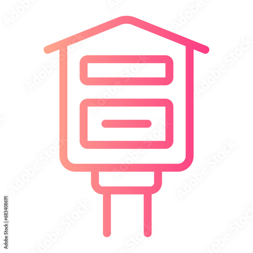 postbox gradient icon