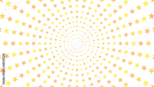 放射状に広がる星の背景
