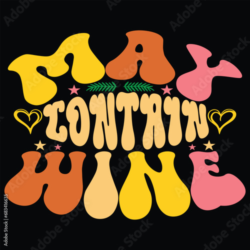 Print may contain wine illustration.