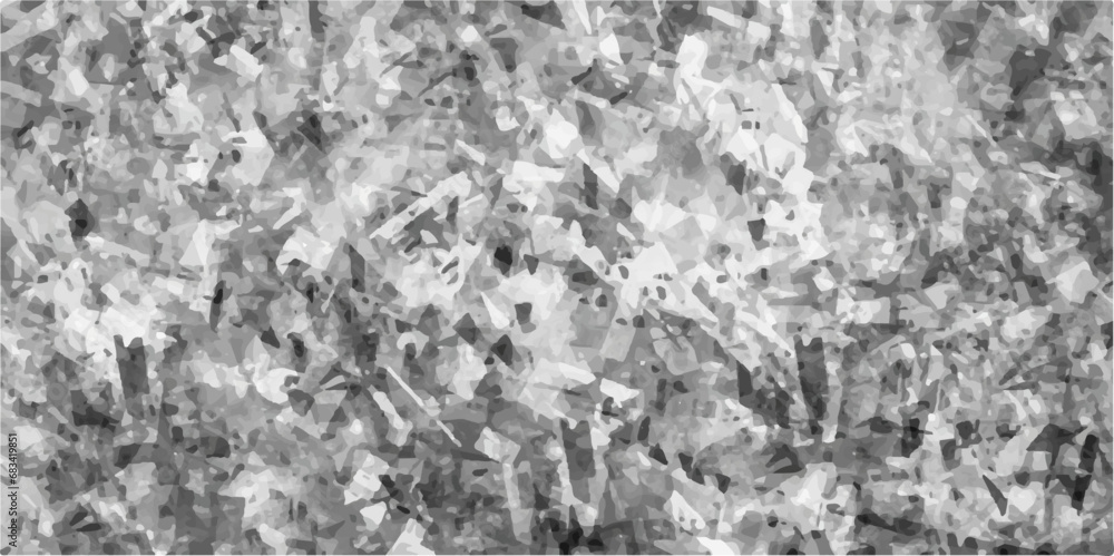 Fototapeta premium Abstract gray white Grunge Chaotic seamless background. Gray & White Grunge iron rust texture. Turquoise background cement wall texture. Vector Monochrome camouflage.