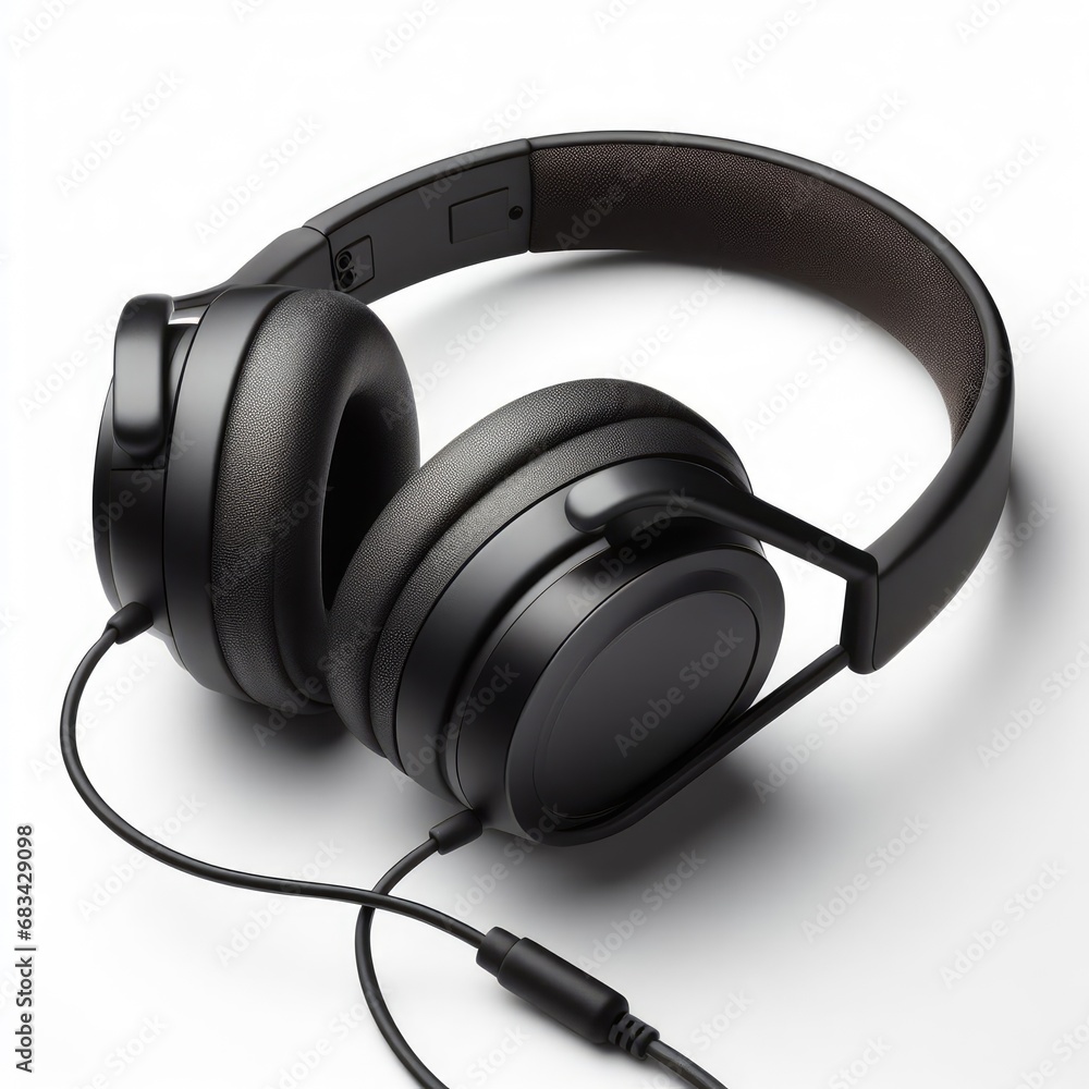 headphones isolated on white background headphones isolated on white background