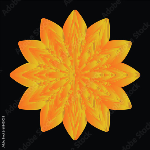 Beautiful decoration ornament mandala design
