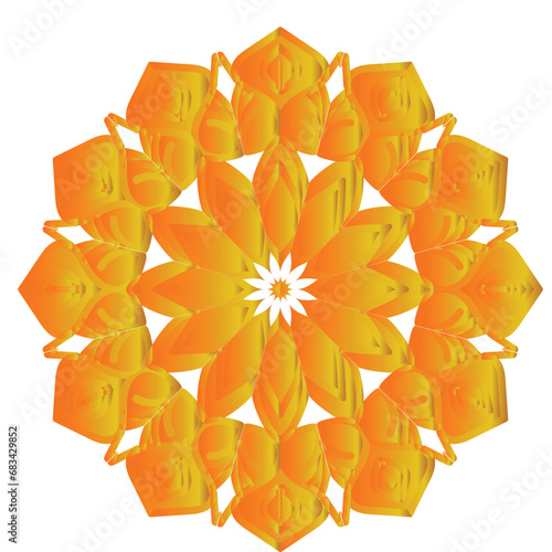 Beautiful decoration ornament mandala design
