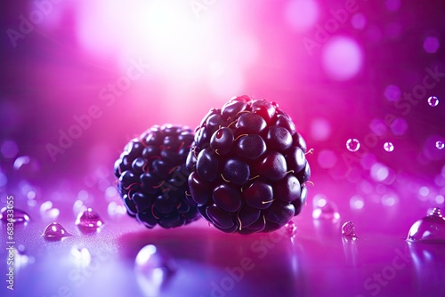 Juicy Delight: Tempting Blackberries Close-Up