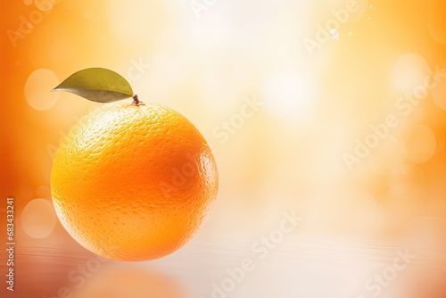 Orange background with blurriness