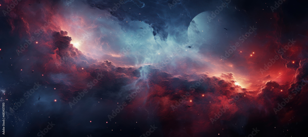 Realistic Space Nebula Art