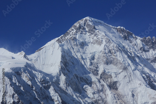 Cho Oyu, high mountain on the Nepal China border. photo