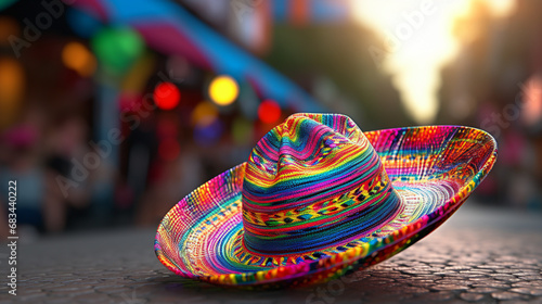hats on the street HD 8K wallpaper Stock Photographic Image  © AA