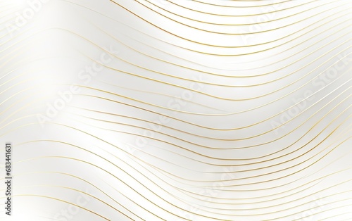 Luxury gold Line arts wallpaper, seamless pattern on white background.