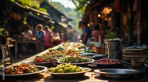 Marketplace Symphony: Capturing the Buzz and Diversity of a Thai Street Market. Generative AI.
