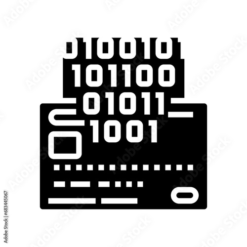 credit card fraud bank payment glyph icon vector. credit card fraud bank payment sign. isolated symbol illustration