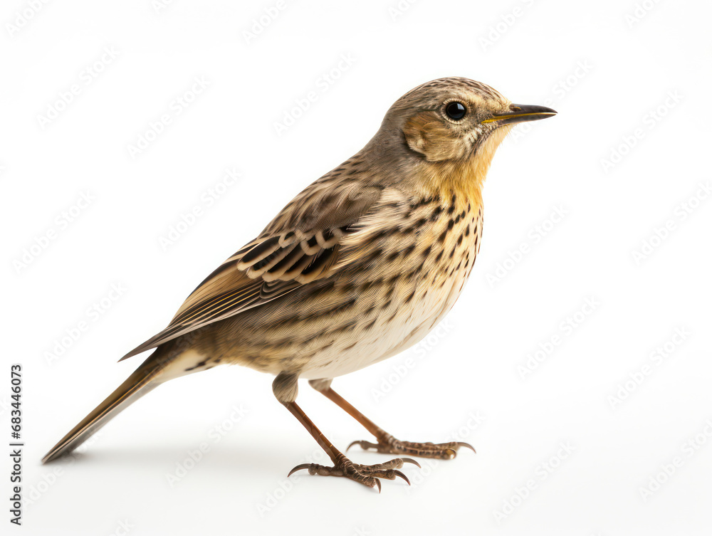 Passerine Studio Shot Isolated on Clear White Background, Generative AI Passerine Studio Shot Isolated on Clear White Background, Generative AI