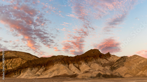 Golden Canyon Sunset Death Valley National Park California