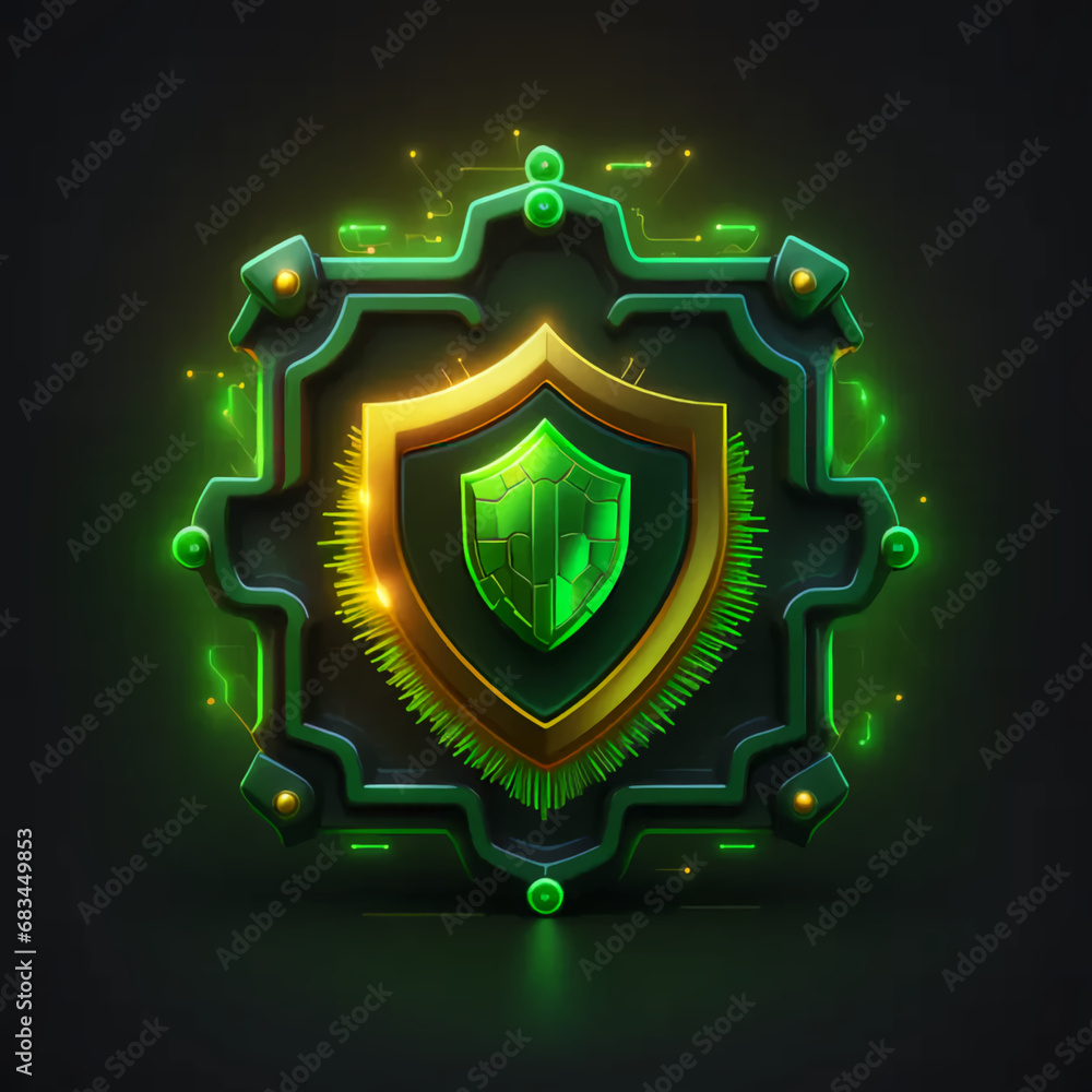 Fototapeta premium Cybersecurity Themes