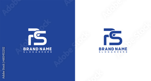 PS Letter Logo Design, PS icon Brand identity Design Monogram Logo Creative Abstract Letter PS Logo Design Template. Usable for Business Identity