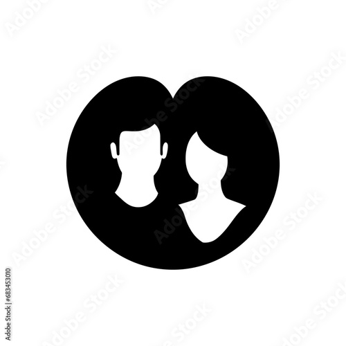 A soulmate icon - Simple Vector Illustration