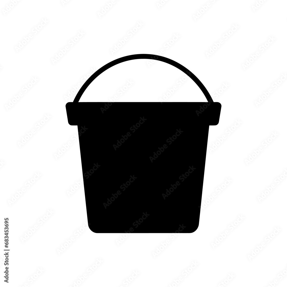 Bucket icon - Simple Vector Illustration Bucket icon - Simple Vector Illustration