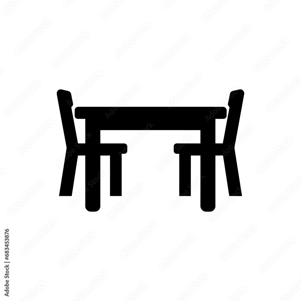 Dining room icon - Simple Vector Illustration Dining room icon - Simple Vector Illustration