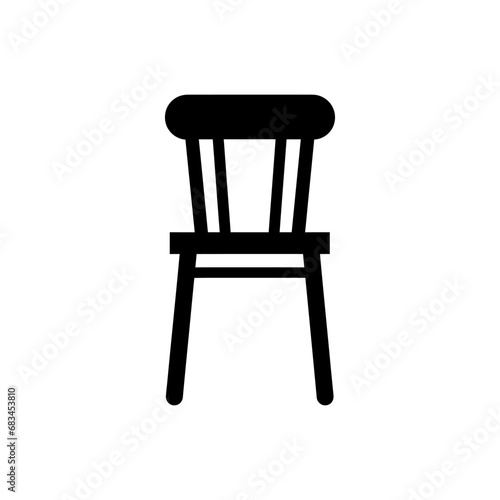 Dining Chair icon - Simple Vector Illustration