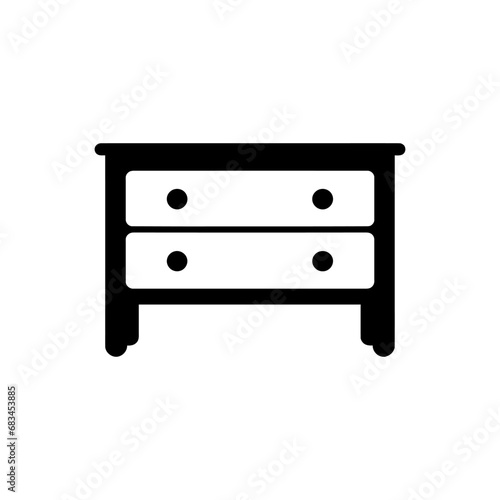 Dresser icon - Simple Vector Illustration