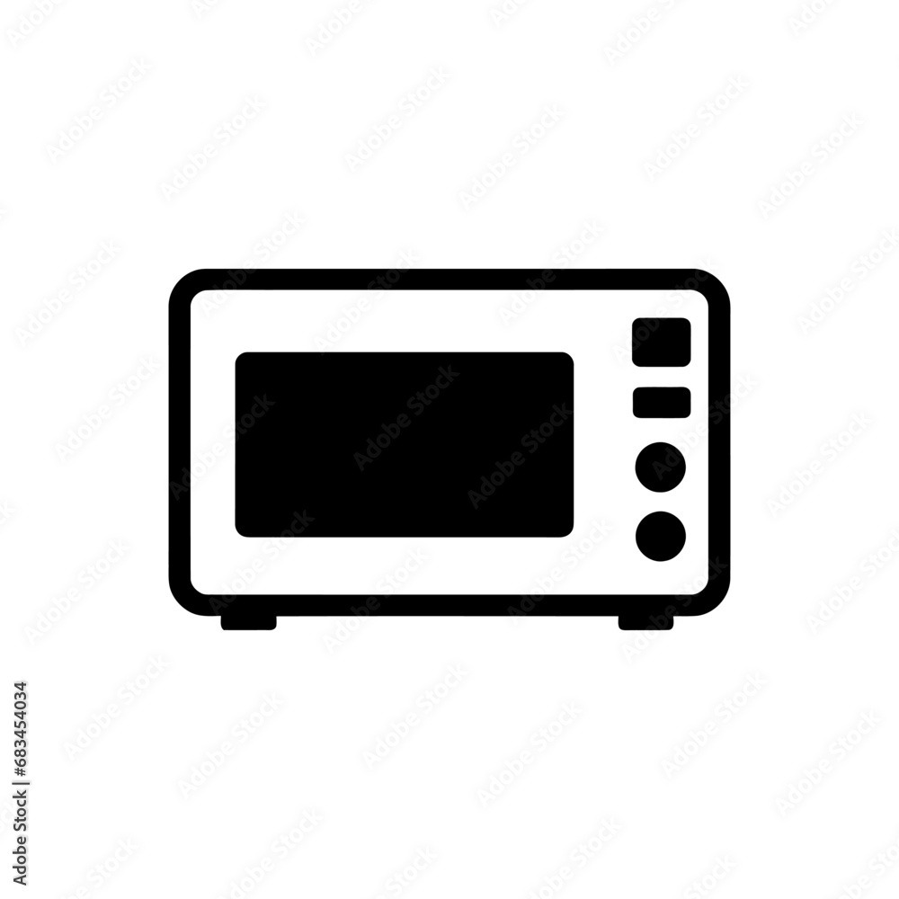 Microwave icon - Simple Vector Illustration Microwave icon - Simple Vector Illustration