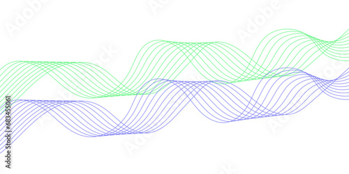 Abstract white background with a glowing abstract waves. Abstract wave element for design. Digital frequency track equalizer, Futuristic background design. Long exposure, Light painting photography.