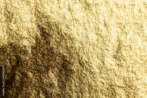 Gold leaf potal background. Golden elements for design photo