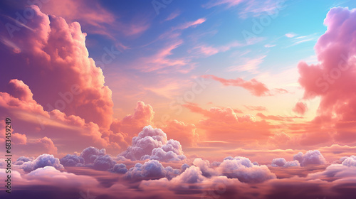 sky with clouds HD 8K wallpaper Stock Photographic Image  © AA