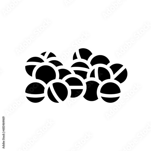sensory beads fidget toy glyph icon vector. sensory beads fidget toy sign. isolated symbol illustration
