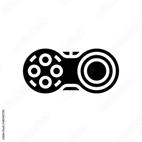 fidget pad fidget toy glyph icon vector. fidget pad fidget toy sign. isolated symbol illustration