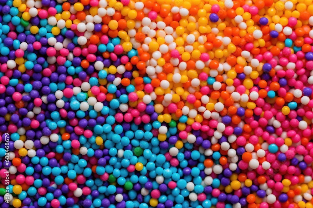 A vibrant pile of sprinkles in various colors. Perfect for adding a pop of color and fun to any dessert or baked goods. A vibrant pile of sprinkles in various colors. Perfect for adding a pop of color and fun to any dessert or baked goods.