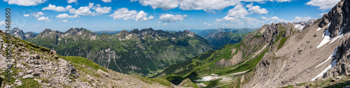 Challenging mountain tour to the Biberkopf summit in the Allgäu Alps © mindscapephotos