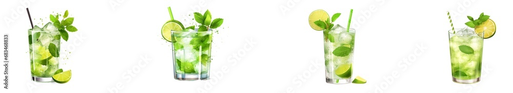 Lemonade isolated on transparent background Lemonade isolated on transparent background