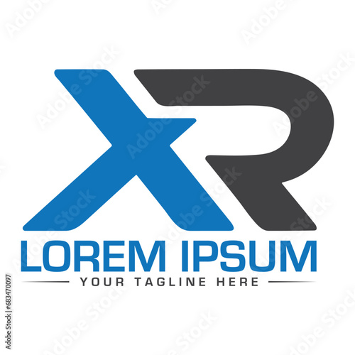 XR Logo Design Creative and Modern Logo Design