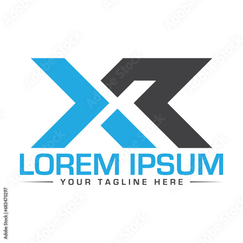 XR Logo Design Creative and Modern Logo Design