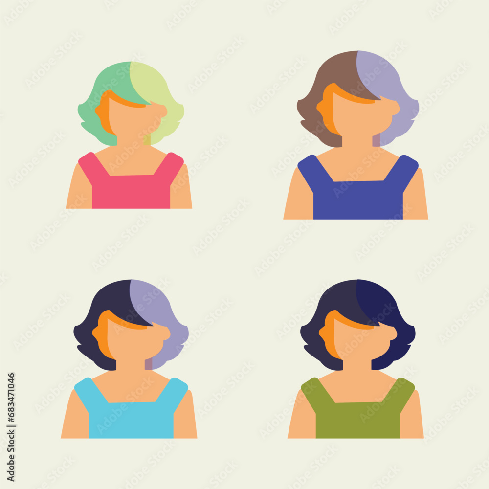 Girl, baby icon vector illustration eps Girl, baby icon vector illustration eps