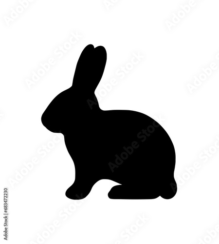 Rabbit silhouette