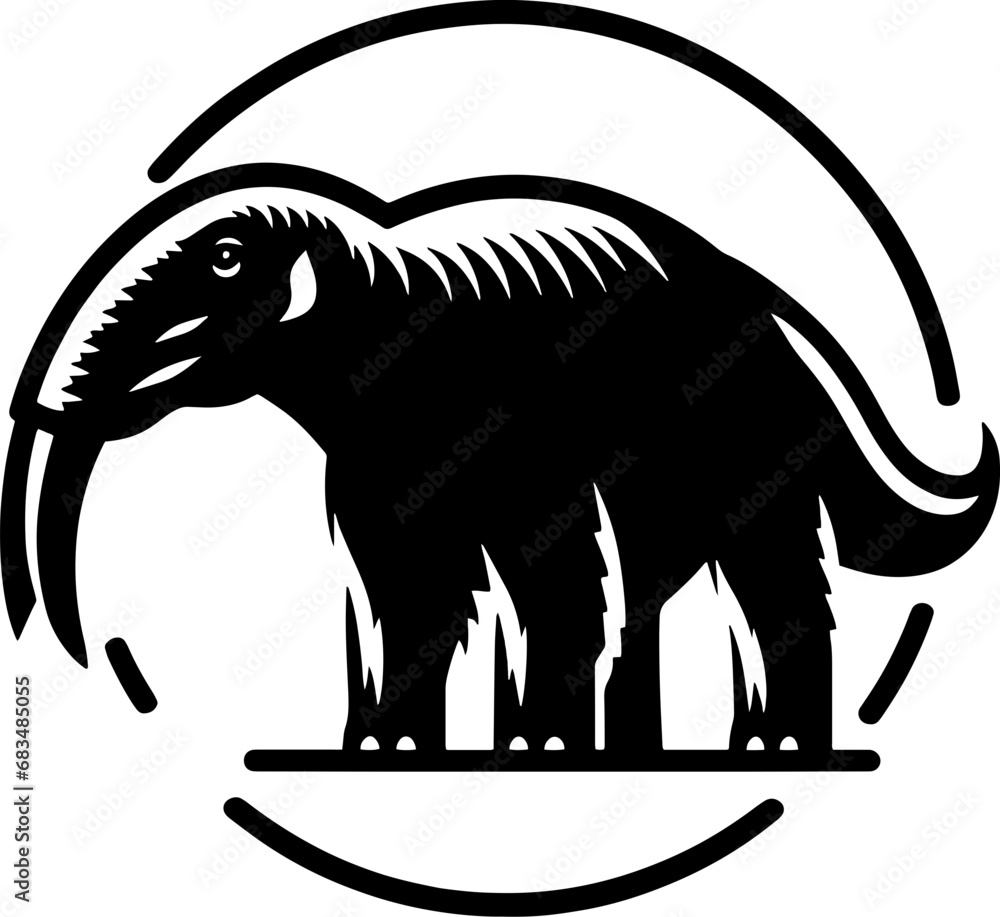 Fototapeta premium Megatherium icon 6