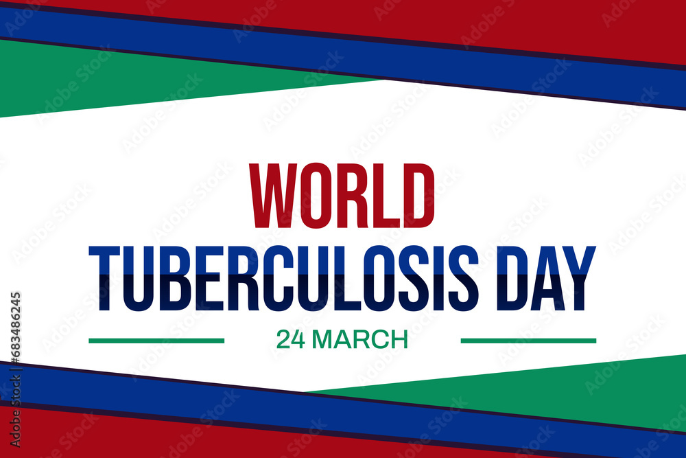 Fototapeta premium World Tuberculosis Day Background with traditional border design and typography. International Tuberculosis day backdrop. banner design