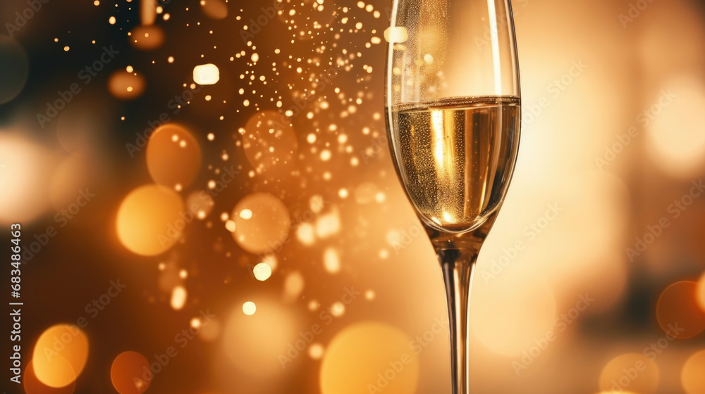 Closeup of raindrops dripping down the elegant stem of a champagne glass, creating a dreamy and romantic atmosphere. Closeup of raindrops dripping down the elegant stem of a champagne glass, creating a dreamy and romantic atmosphere.