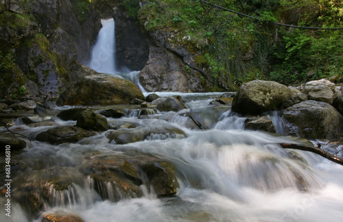 View from a waterfall in Bursa, Turkey