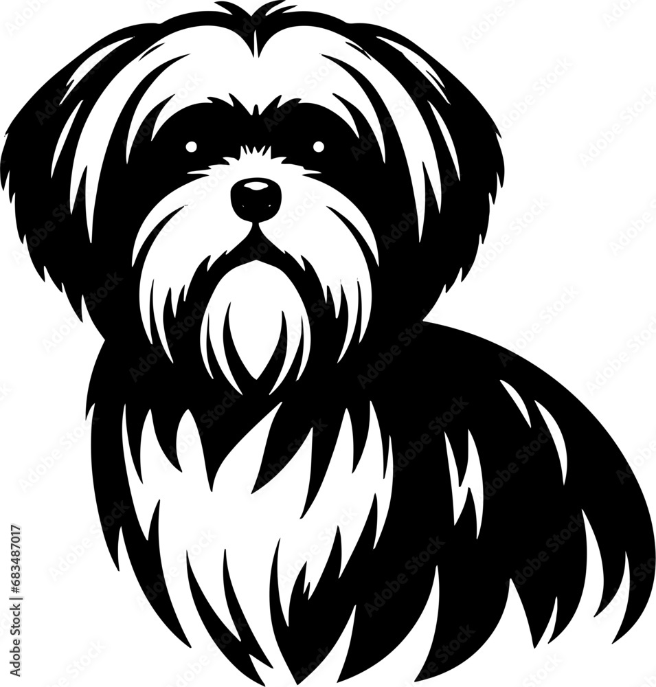 Obraz premium Maltese Shih Tzu icon 5