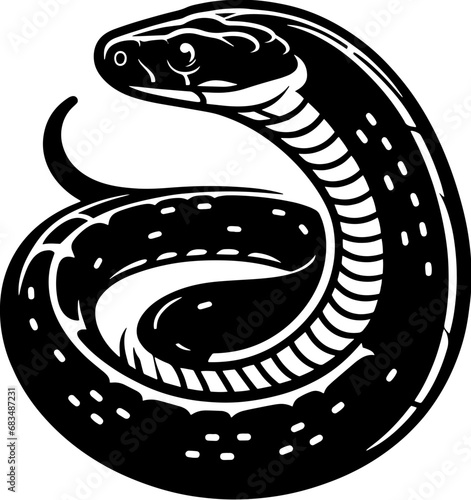 Malayan Krait snake icon