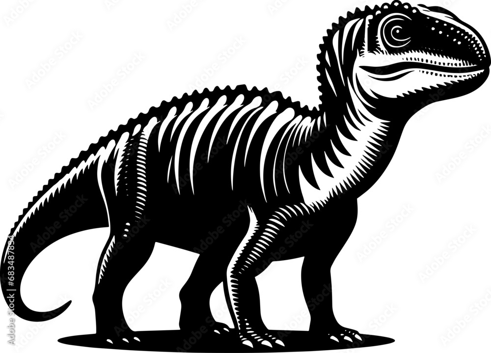 Fototapeta premium Lystrosaurus icon 5
